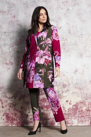 City pant long Indian Flowers.