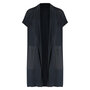 Mouwloos vest crepe