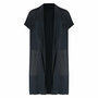 Mouwloos vest crepe