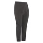 Jogger pant Plus Basics in het bruin.