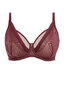 Cherry kleur Uw High Apex Plunge Bra van Freya