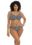 Pebble Cove Black Uw Plunge Bikini Top