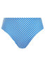 Beach hut high waist bikini broekje in zwart of blauw.