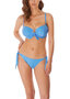 Beach hut halter bikini van Freya in het zwart en blauw