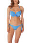 Beach hut halter bikini van Freya in het zwart en blauw