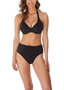 Jewel cove halter bikini top AS7232BLK