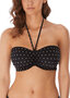 Jewel cove bandeau bikini top AS7233BLK