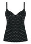Jewel cove tankini top AS7238BLK
