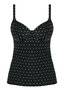 Jewel cove tankini top AS7238BLK