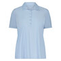 Polo shirt ss light blue van Plus Basics.