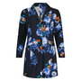 Lange Blazer in de print Fruit & Flowers van Plus Basics