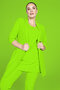 Lange Blazer in Lime van Plus Basics