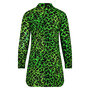 Blouse lang Plus Basics Lime Leopard