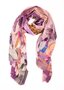 Sjaal Flower Purple