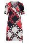 Plus Basics wrap dress Classic Chain