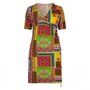 Plus Basics wrap dress Folklore Patches