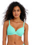 Ibiza waves uw plunge bikini top.